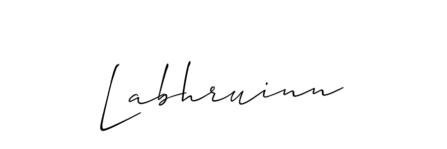 if you are searching for the best signature style for your name Labhruinn. so please give up your signature search. here we have designed multiple signature styles  using Allison_Script. Labhruinn signature style 2 images and pictures png