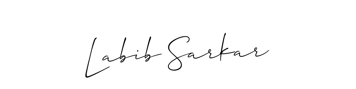 Also You can easily find your signature by using the search form. We will create Labib Sarkar name handwritten signature images for you free of cost using Allison_Script sign style. Labib Sarkar signature style 2 images and pictures png