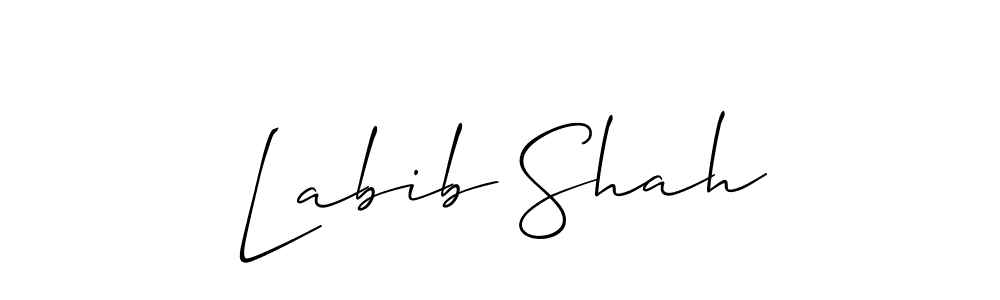 This is the best signature style for the Labib Shah name. Also you like these signature font (Allison_Script). Mix name signature. Labib Shah signature style 2 images and pictures png