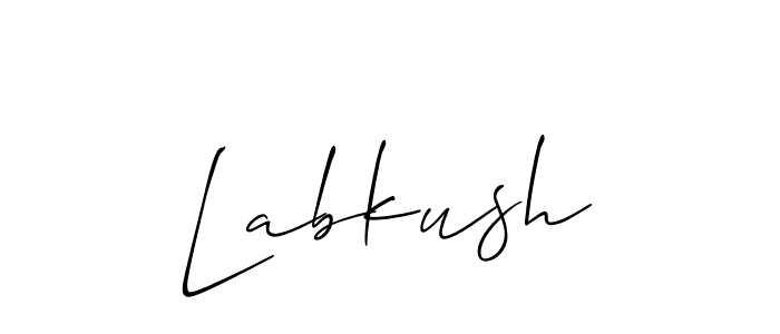 Best and Professional Signature Style for Labkush. Allison_Script Best Signature Style Collection. Labkush signature style 2 images and pictures png