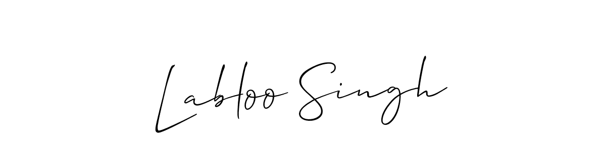 It looks lik you need a new signature style for name Labloo Singh. Design unique handwritten (Allison_Script) signature with our free signature maker in just a few clicks. Labloo Singh signature style 2 images and pictures png