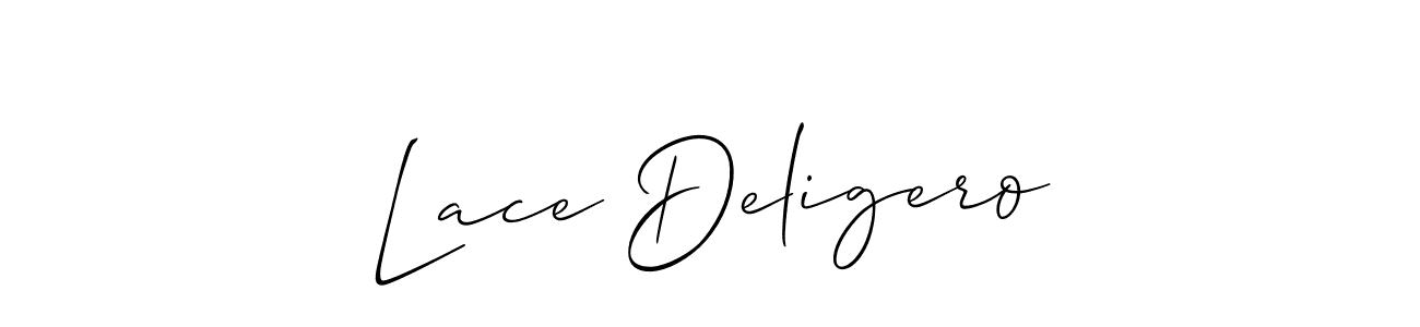 Allison_Script is a professional signature style that is perfect for those who want to add a touch of class to their signature. It is also a great choice for those who want to make their signature more unique. Get Lace Deligero name to fancy signature for free. Lace Deligero signature style 2 images and pictures png