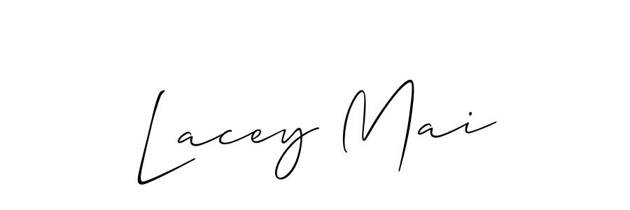Similarly Allison_Script is the best handwritten signature design. Signature creator online .You can use it as an online autograph creator for name Lacey Mai. Lacey Mai signature style 2 images and pictures png