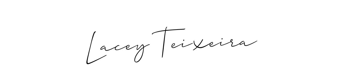 Make a beautiful signature design for name Lacey Teixeira. With this signature (Allison_Script) style, you can create a handwritten signature for free. Lacey Teixeira signature style 2 images and pictures png