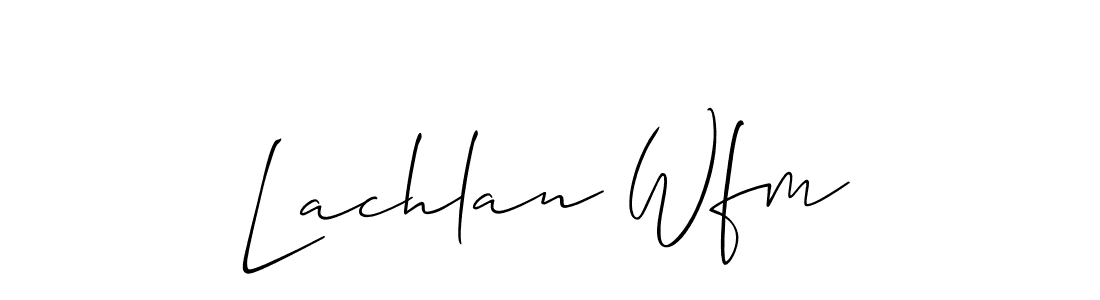 You can use this online signature creator to create a handwritten signature for the name Lachlan Wfm. This is the best online autograph maker. Lachlan Wfm signature style 2 images and pictures png