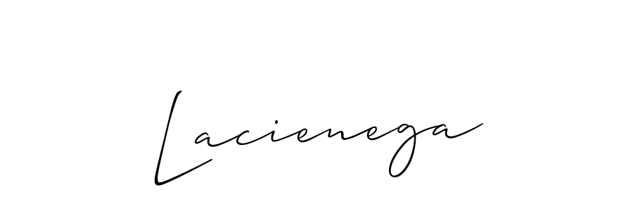 if you are searching for the best signature style for your name Lacienega. so please give up your signature search. here we have designed multiple signature styles  using Allison_Script. Lacienega signature style 2 images and pictures png