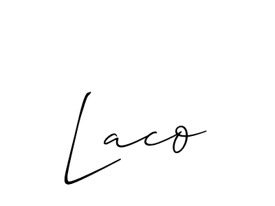 Once you've used our free online signature maker to create your best signature Allison_Script style, it's time to enjoy all of the benefits that Laco name signing documents. Laco signature style 2 images and pictures png