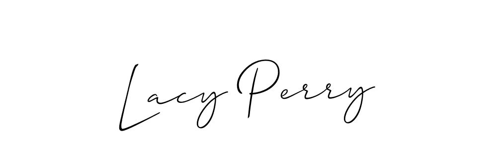 Best and Professional Signature Style for Lacy Perry. Allison_Script Best Signature Style Collection. Lacy Perry signature style 2 images and pictures png