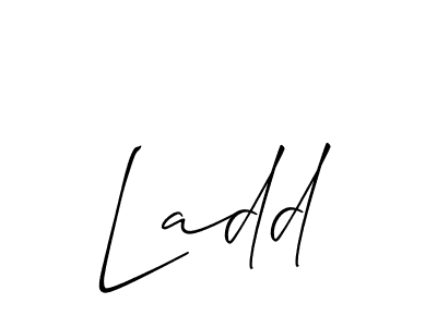 How to make Ladd name signature. Use Allison_Script style for creating short signs online. This is the latest handwritten sign. Ladd signature style 2 images and pictures png