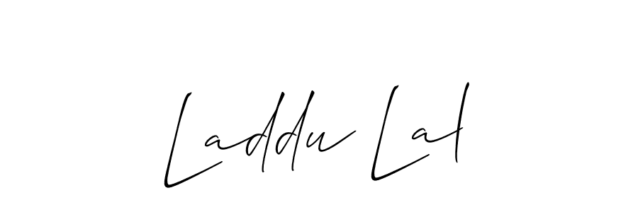 Create a beautiful signature design for name Laddu Lal. With this signature (Allison_Script) fonts, you can make a handwritten signature for free. Laddu Lal signature style 2 images and pictures png