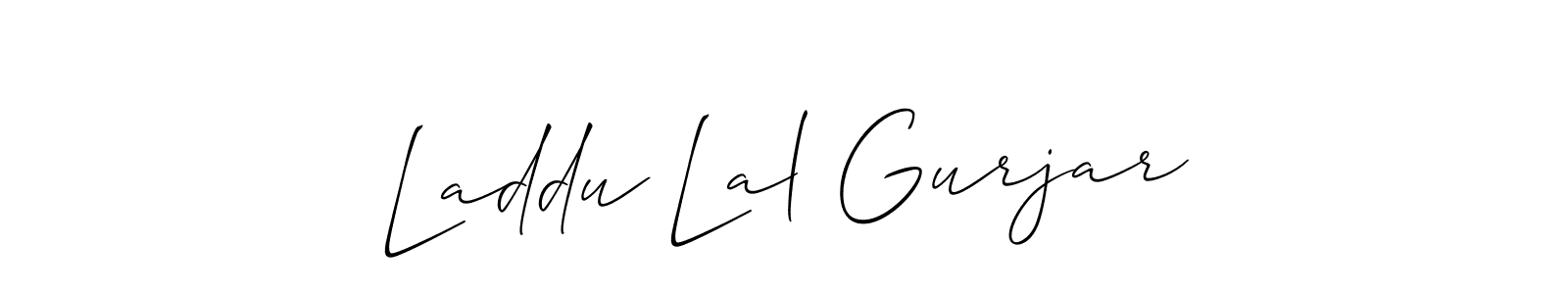 You can use this online signature creator to create a handwritten signature for the name Laddu Lal Gurjar. This is the best online autograph maker. Laddu Lal Gurjar signature style 2 images and pictures png