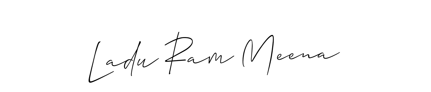 Make a short Ladu Ram Meena signature style. Manage your documents anywhere anytime using Allison_Script. Create and add eSignatures, submit forms, share and send files easily. Ladu Ram Meena signature style 2 images and pictures png