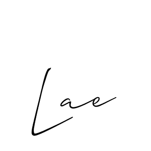 You should practise on your own different ways (Allison_Script) to write your name (Lae) in signature. don't let someone else do it for you. Lae signature style 2 images and pictures png