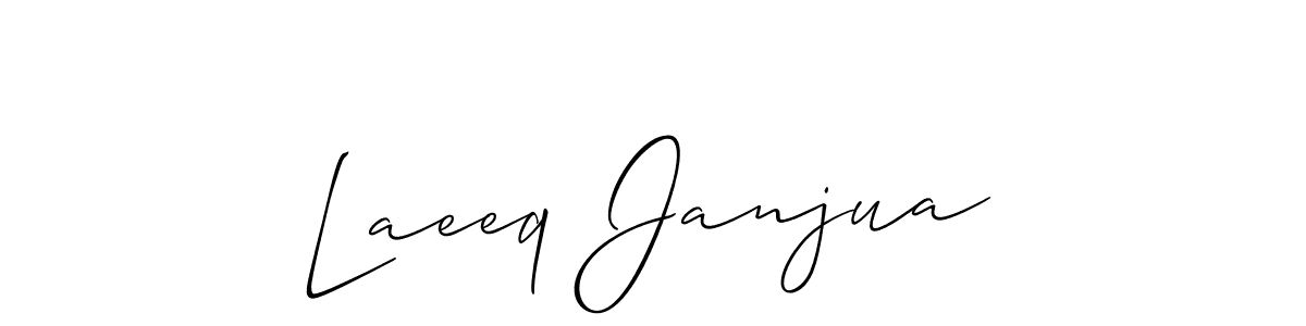 You can use this online signature creator to create a handwritten signature for the name Laeeq Janjua. This is the best online autograph maker. Laeeq Janjua signature style 2 images and pictures png