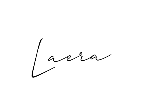 Make a beautiful signature design for name Laera. With this signature (Allison_Script) style, you can create a handwritten signature for free. Laera signature style 2 images and pictures png