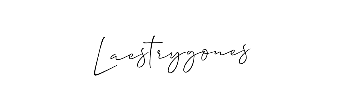 The best way (Allison_Script) to make a short signature is to pick only two or three words in your name. The name Laestrygones include a total of six letters. For converting this name. Laestrygones signature style 2 images and pictures png