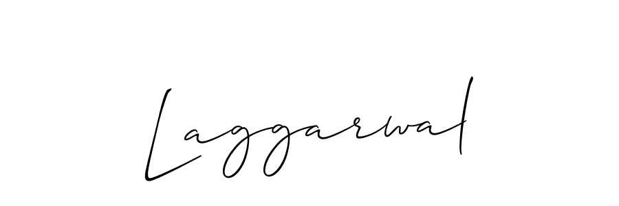 Laggarwal stylish signature style. Best Handwritten Sign (Allison_Script) for my name. Handwritten Signature Collection Ideas for my name Laggarwal. Laggarwal signature style 2 images and pictures png