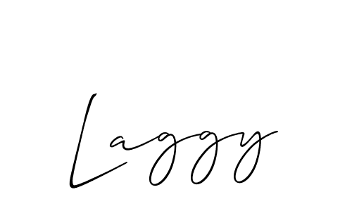 Make a beautiful signature design for name Laggy. With this signature (Allison_Script) style, you can create a handwritten signature for free. Laggy signature style 2 images and pictures png