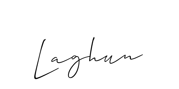 How to Draw Laghun signature style? Allison_Script is a latest design signature styles for name Laghun. Laghun signature style 2 images and pictures png