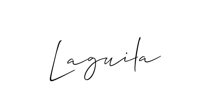 Also we have Laguila name is the best signature style. Create professional handwritten signature collection using Allison_Script autograph style. Laguila signature style 2 images and pictures png
