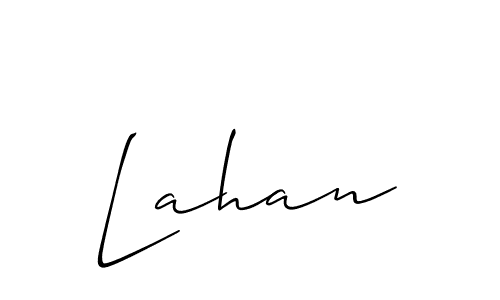 How to Draw Lahan signature style? Allison_Script is a latest design signature styles for name Lahan. Lahan signature style 2 images and pictures png