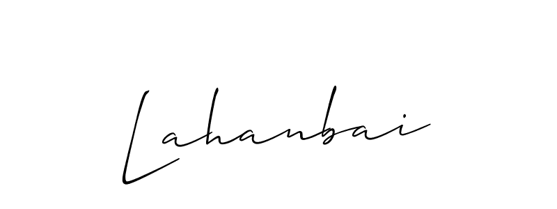 if you are searching for the best signature style for your name Lahanbai. so please give up your signature search. here we have designed multiple signature styles  using Allison_Script. Lahanbai signature style 2 images and pictures png