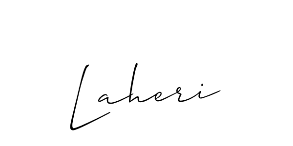 How to Draw Laheri signature style? Allison_Script is a latest design signature styles for name Laheri. Laheri signature style 2 images and pictures png