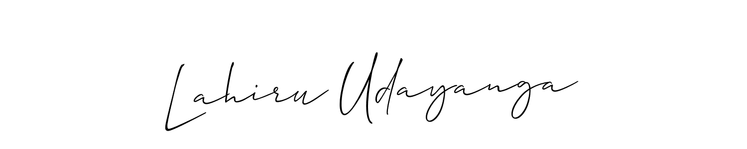 This is the best signature style for the Lahiru Udayanga name. Also you like these signature font (Allison_Script). Mix name signature. Lahiru Udayanga signature style 2 images and pictures png