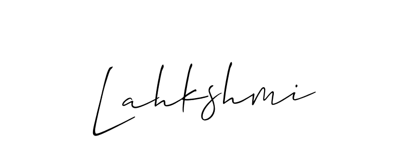 Also You can easily find your signature by using the search form. We will create Lahkshmi name handwritten signature images for you free of cost using Allison_Script sign style. Lahkshmi signature style 2 images and pictures png