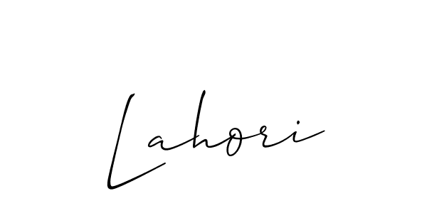 Allison_Script is a professional signature style that is perfect for those who want to add a touch of class to their signature. It is also a great choice for those who want to make their signature more unique. Get Lahori name to fancy signature for free. Lahori signature style 2 images and pictures png