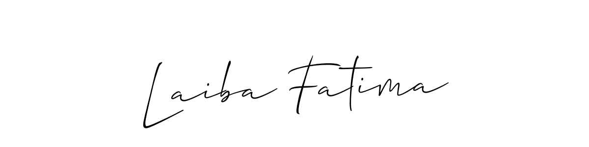 Make a beautiful signature design for name Laiba Fatima. Use this online signature maker to create a handwritten signature for free. Laiba Fatima signature style 2 images and pictures png
