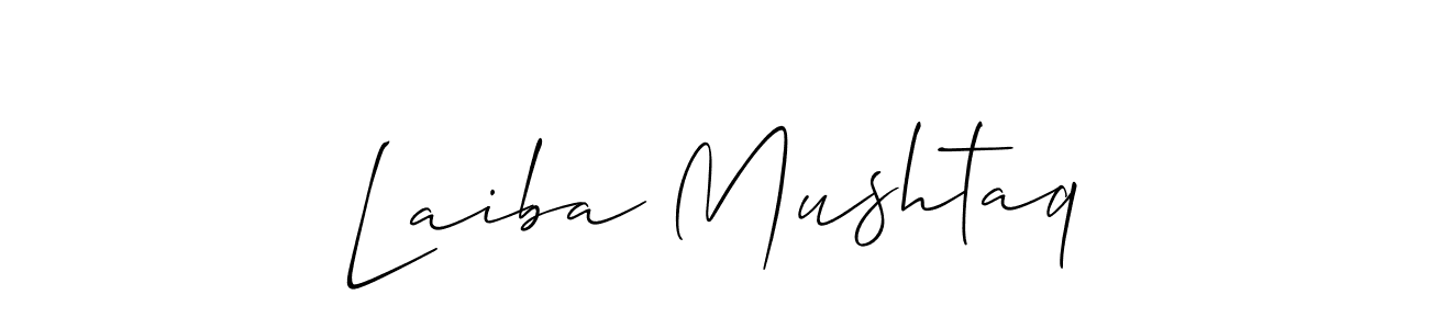 You can use this online signature creator to create a handwritten signature for the name Laiba Mushtaq. This is the best online autograph maker. Laiba Mushtaq signature style 2 images and pictures png