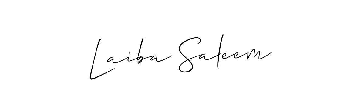 How to Draw Laiba Saleem signature style? Allison_Script is a latest design signature styles for name Laiba Saleem. Laiba Saleem signature style 2 images and pictures png