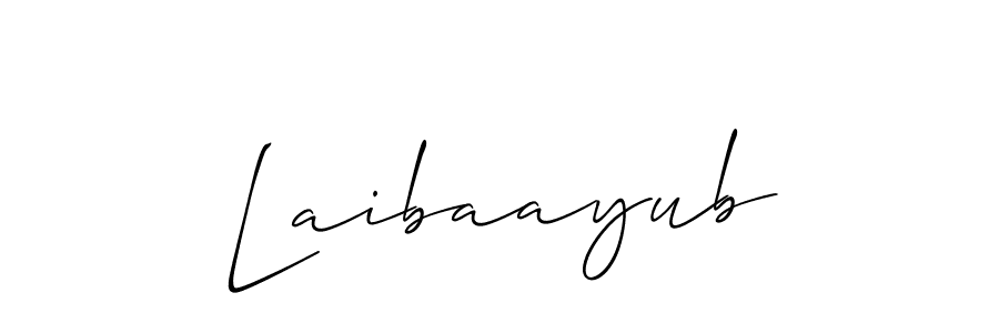 Here are the top 10 professional signature styles for the name Laibaayub. These are the best autograph styles you can use for your name. Laibaayub signature style 2 images and pictures png
