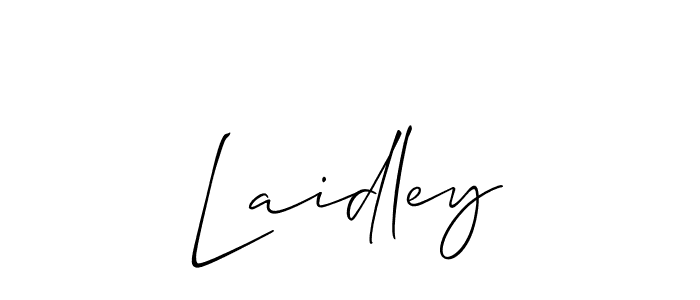 Make a beautiful signature design for name Laidley. Use this online signature maker to create a handwritten signature for free. Laidley signature style 2 images and pictures png