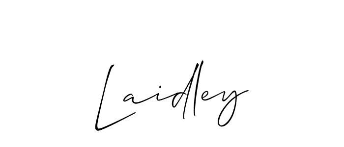 Also You can easily find your signature by using the search form. We will create Laidley name handwritten signature images for you free of cost using Allison_Script sign style. Laidley signature style 2 images and pictures png