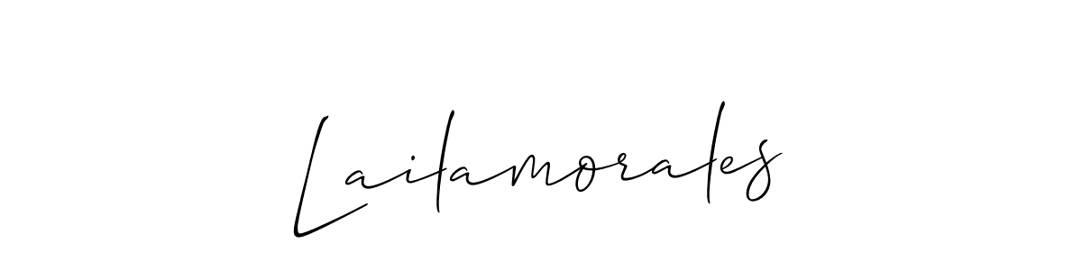 Once you've used our free online signature maker to create your best signature Allison_Script style, it's time to enjoy all of the benefits that Lailamorales name signing documents. Lailamorales signature style 2 images and pictures png
