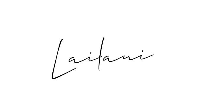 Best and Professional Signature Style for Lailani. Allison_Script Best Signature Style Collection. Lailani signature style 2 images and pictures png
