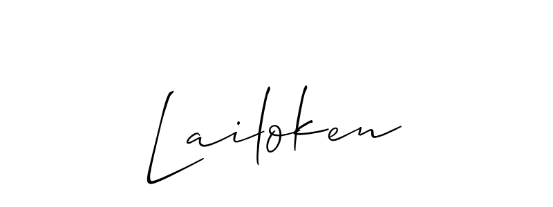 Also we have Lailoken name is the best signature style. Create professional handwritten signature collection using Allison_Script autograph style. Lailoken signature style 2 images and pictures png