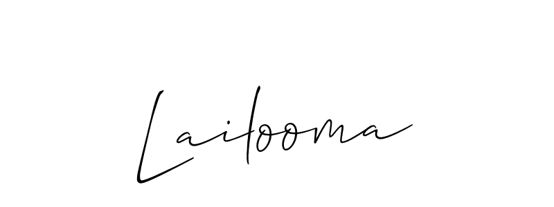 Also You can easily find your signature by using the search form. We will create Lailooma name handwritten signature images for you free of cost using Allison_Script sign style. Lailooma signature style 2 images and pictures png