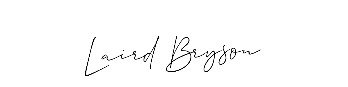 The best way (Allison_Script) to make a short signature is to pick only two or three words in your name. The name Laird Bryson include a total of six letters. For converting this name. Laird Bryson signature style 2 images and pictures png