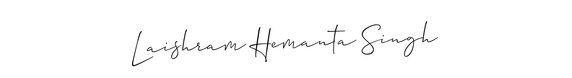 Here are the top 10 professional signature styles for the name Laishram Hemanta Singh. These are the best autograph styles you can use for your name. Laishram Hemanta Singh signature style 2 images and pictures png