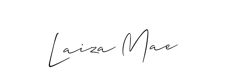 Create a beautiful signature design for name Laiza Mae. With this signature (Allison_Script) fonts, you can make a handwritten signature for free. Laiza Mae signature style 2 images and pictures png