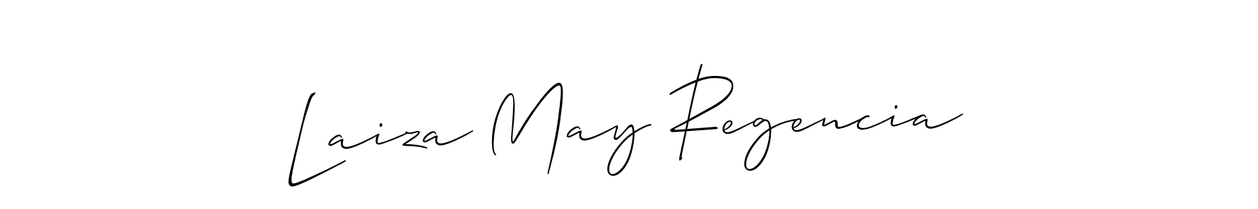 Also we have Laiza May Regencia name is the best signature style. Create professional handwritten signature collection using Allison_Script autograph style. Laiza May Regencia signature style 2 images and pictures png