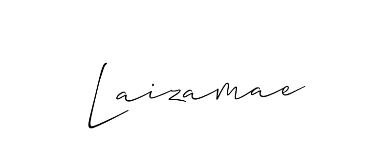 Design your own signature with our free online signature maker. With this signature software, you can create a handwritten (Allison_Script) signature for name Laizamae. Laizamae signature style 2 images and pictures png