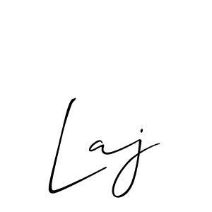 Laj stylish signature style. Best Handwritten Sign (Allison_Script) for my name. Handwritten Signature Collection Ideas for my name Laj. Laj signature style 2 images and pictures png