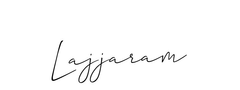 It looks lik you need a new signature style for name Lajjaram. Design unique handwritten (Allison_Script) signature with our free signature maker in just a few clicks. Lajjaram signature style 2 images and pictures png