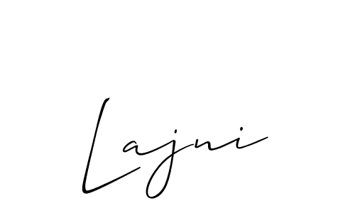 Also You can easily find your signature by using the search form. We will create Lajni name handwritten signature images for you free of cost using Allison_Script sign style. Lajni signature style 2 images and pictures png