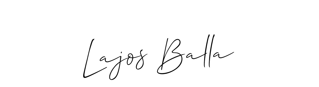 Check out images of Autograph of Lajos Balla name. Actor Lajos Balla Signature Style. Allison_Script is a professional sign style online. Lajos Balla signature style 2 images and pictures png