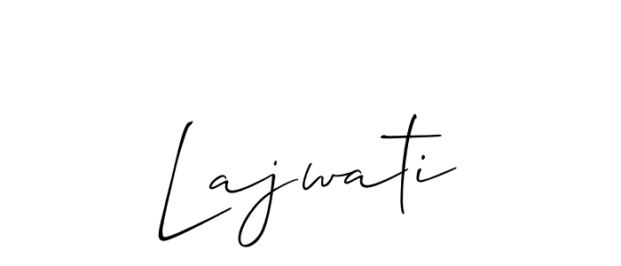 Make a beautiful signature design for name Lajwati. Use this online signature maker to create a handwritten signature for free. Lajwati signature style 2 images and pictures png